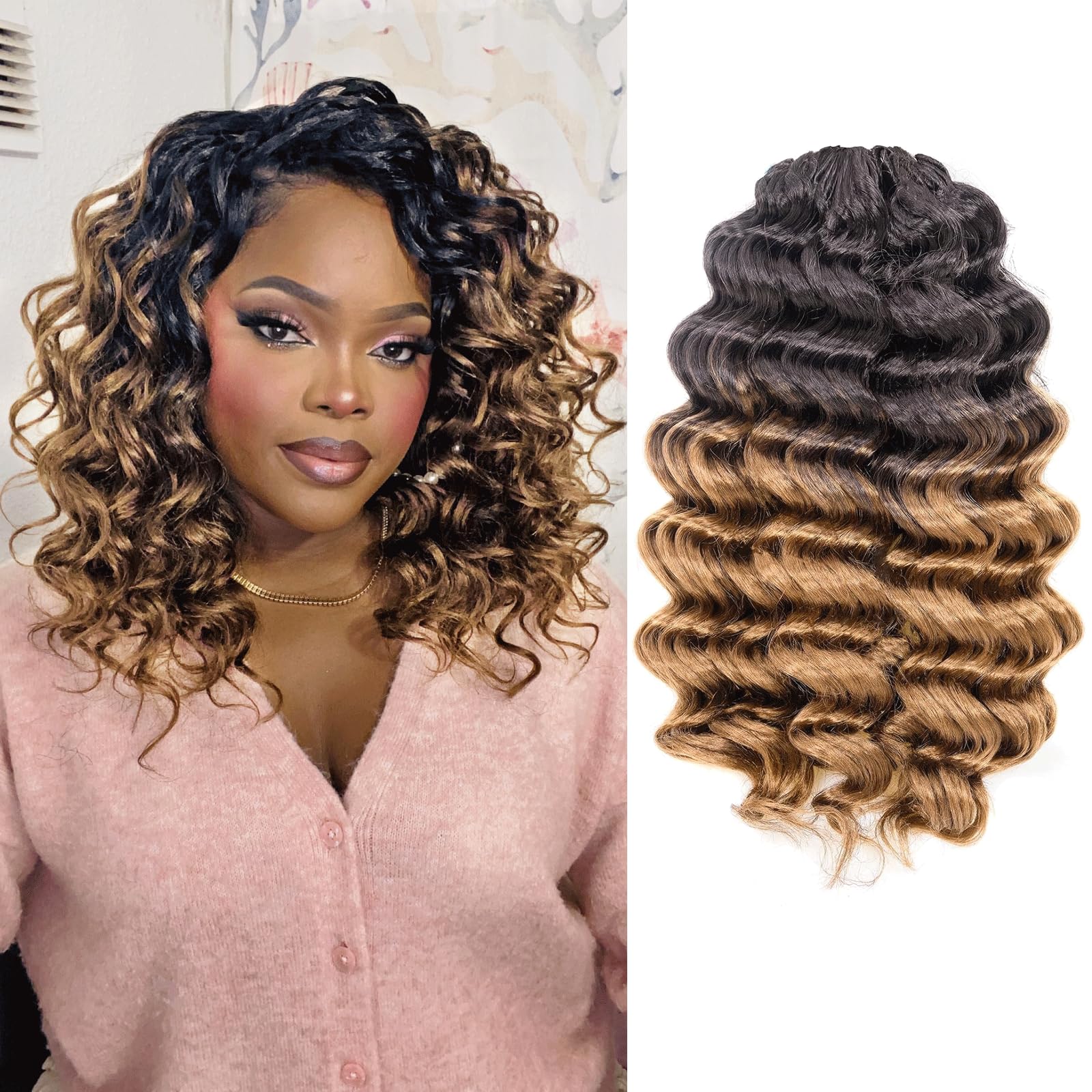 Ocean Wave Synthetic Crochet Braiding Hair Extensions - Toyotress