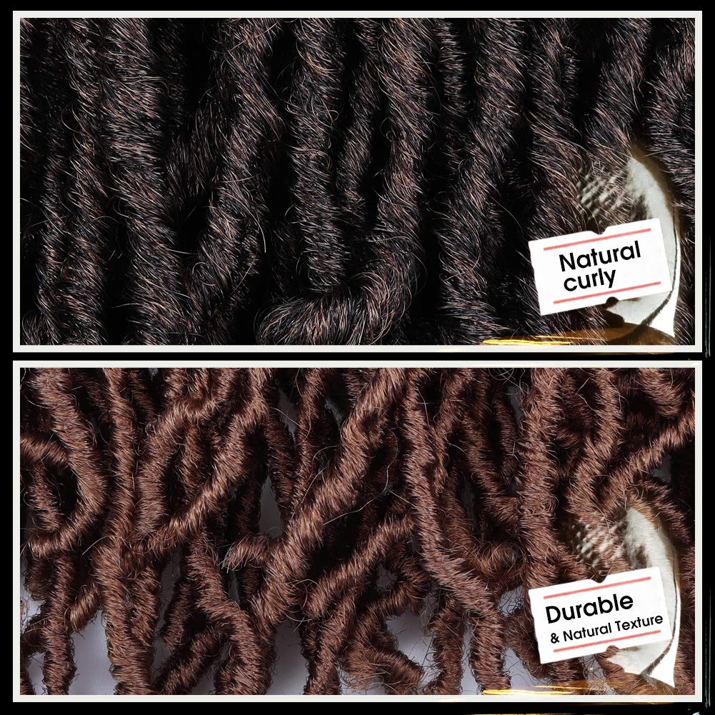 Faux Locs Crochet Hair Pre-Looped Handmade Crochet Braids Synthetic Braiding Hair