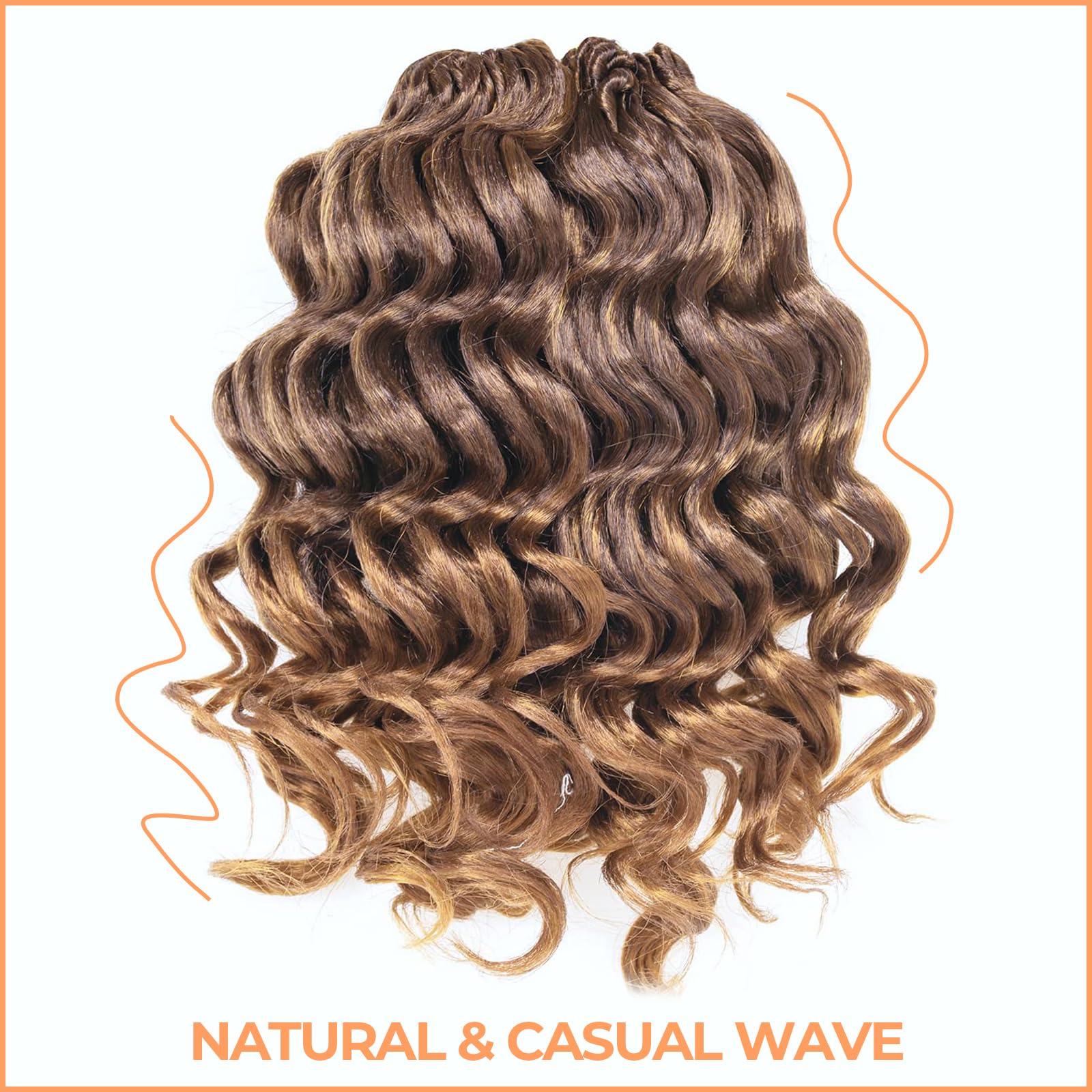 Ocean Wave Synthetic Crochet Braiding Hair Extensions - Toyotress