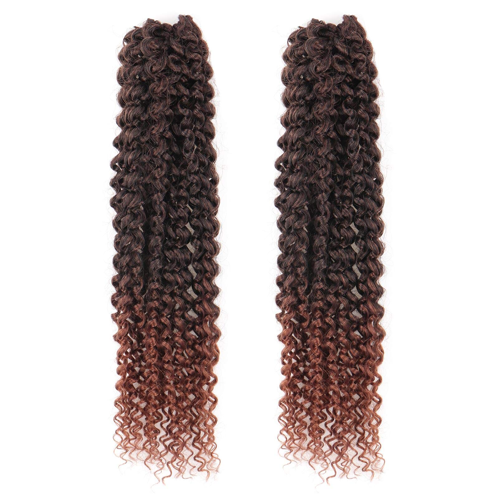 Facebook Group Benefit | TOYOTRESS Water Wave Passion Twist Hair 6/7 Packs - Ombre Orange Water Wave Crochet Braids Synthetic Braiding Hair Extensions