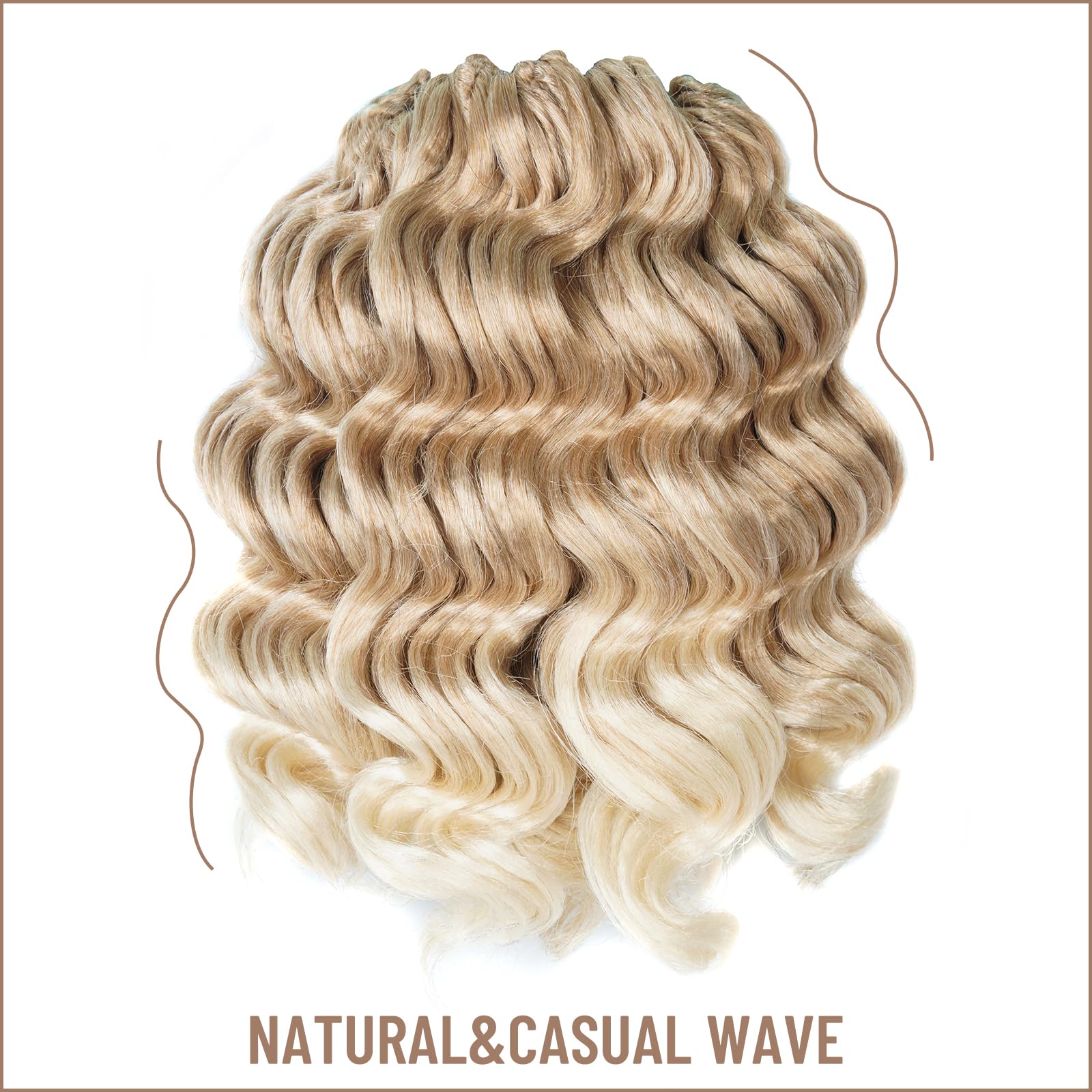 Ocean Wave Synthetic Crochet Braiding Hair Extensions - Toyotress