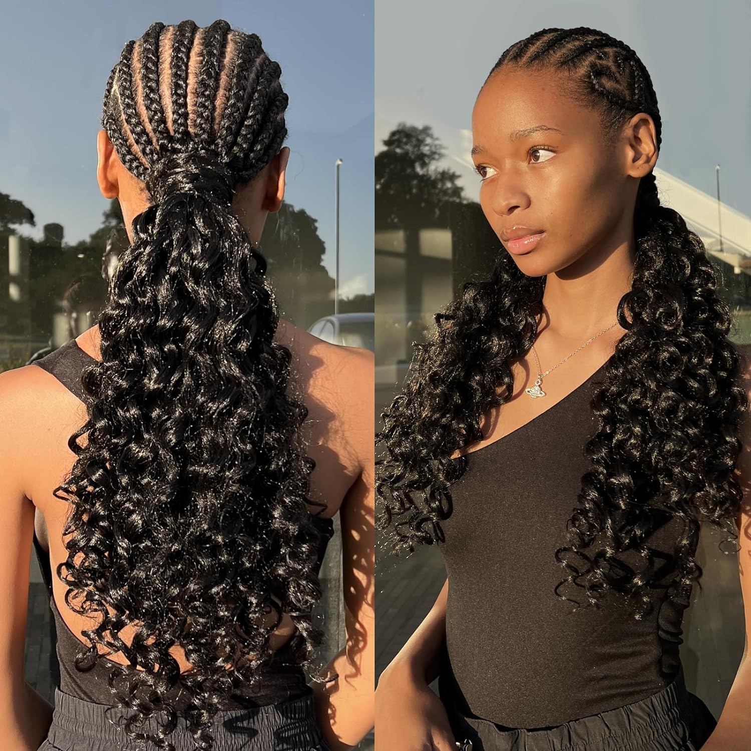 FAST SHIPPING 3-5 DAY OC | Toyotress Ocean Wave Crochet Hair - 8 Packs Short Curly Water Wave Deep Twist Wavy Braids For Black Women Synthetic Braiding Hair Extensions