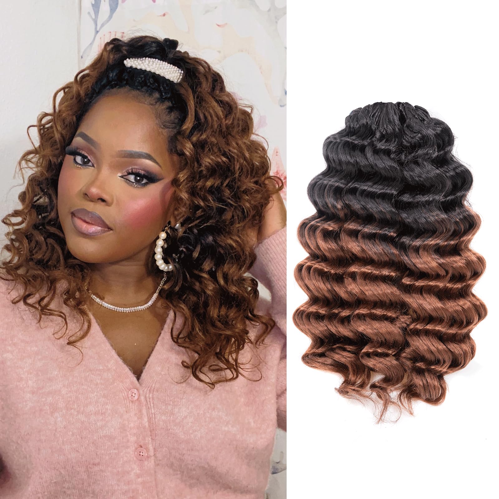 Ocean Wave Synthetic Crochet Braiding Hair Extensions - Toyotress