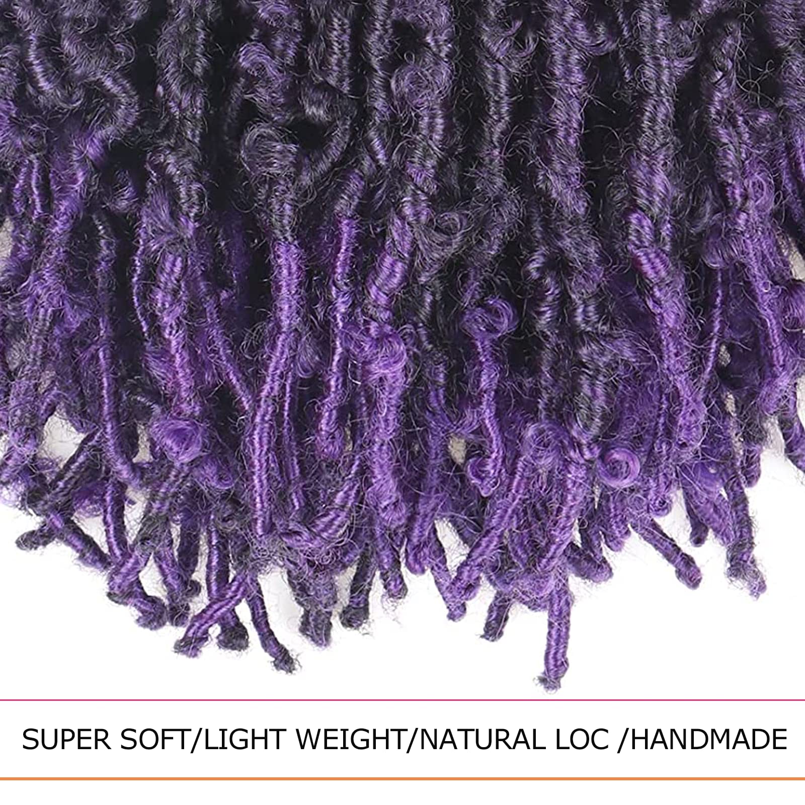 ( US ONLY) FAST SHIPPING DBL | Toyotress Butterfly Locs Crochet Hair Pre-twisted Distressed Crochet Braids, Faux Locs Pre-looped Synthetic Braiding Hair Extensions