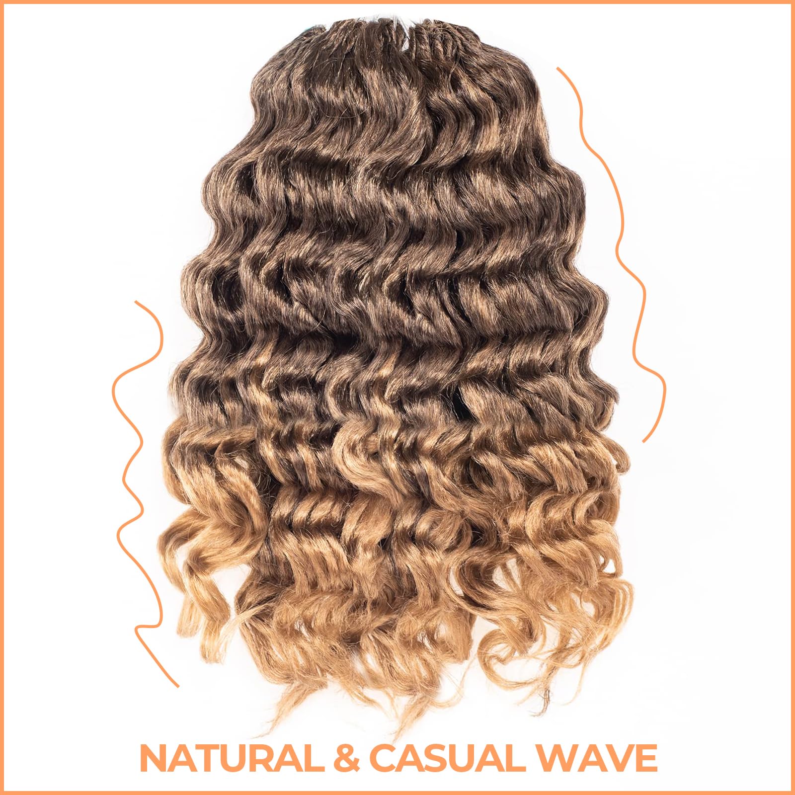 Ocean Wave Synthetic Crochet Braiding Hair Extensions - Toyotress