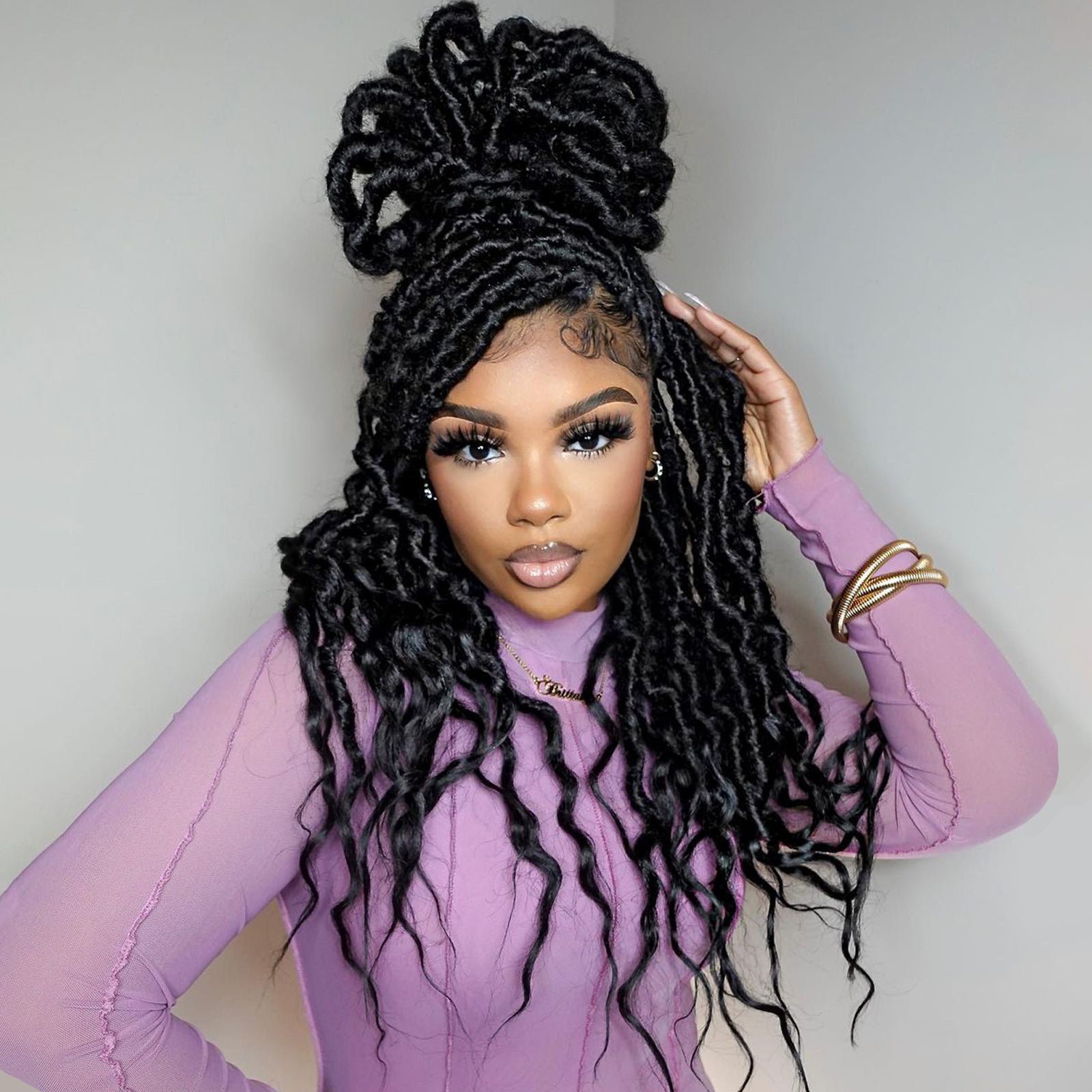 Toyotress wavy locs gypsy locs crochet hair extensions