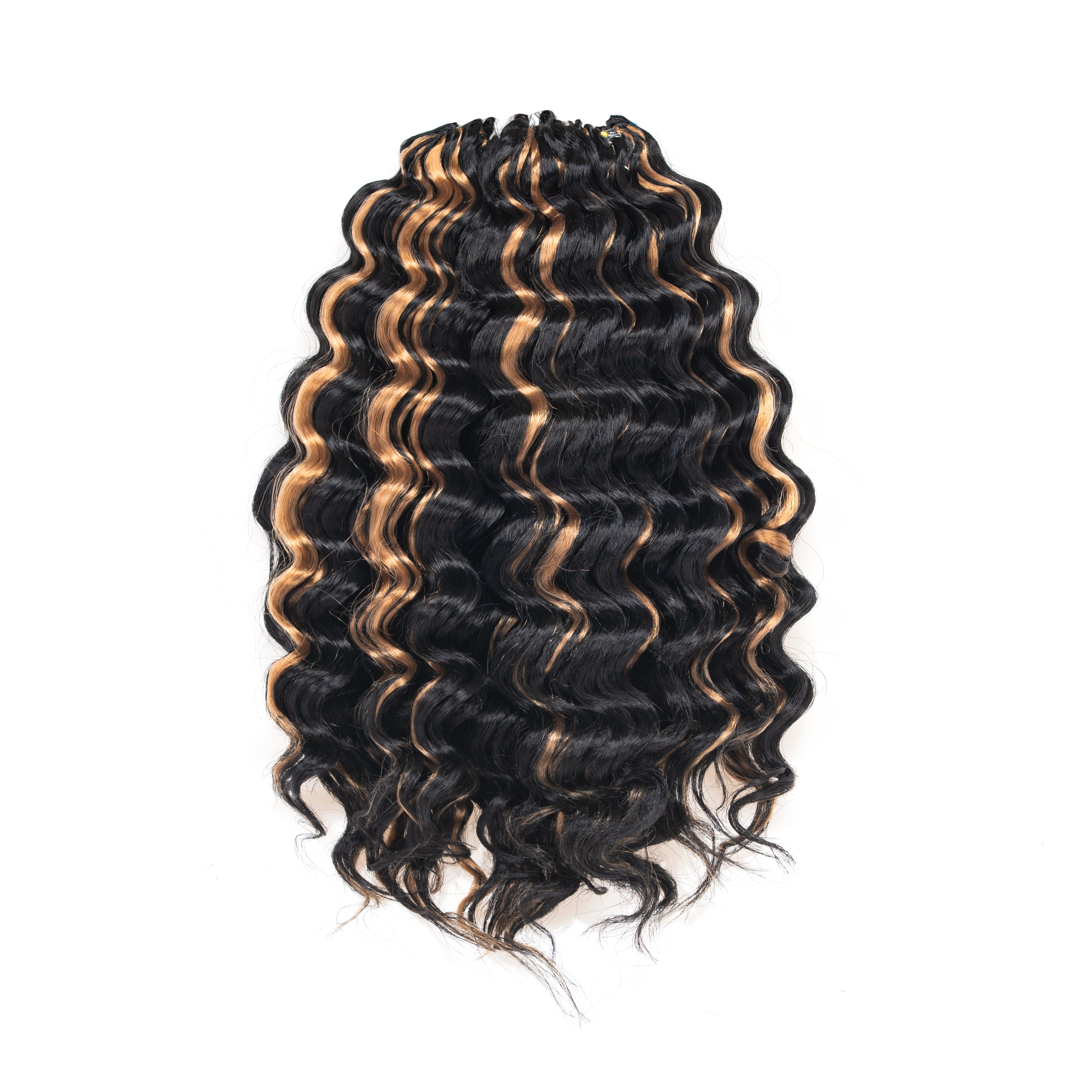 Facebook Group Benefit | Deep Wave Crochet Hair 10-14 Inch 8 Packs | Pre-Looped Wavy Curly Crochet Synthetic Hair