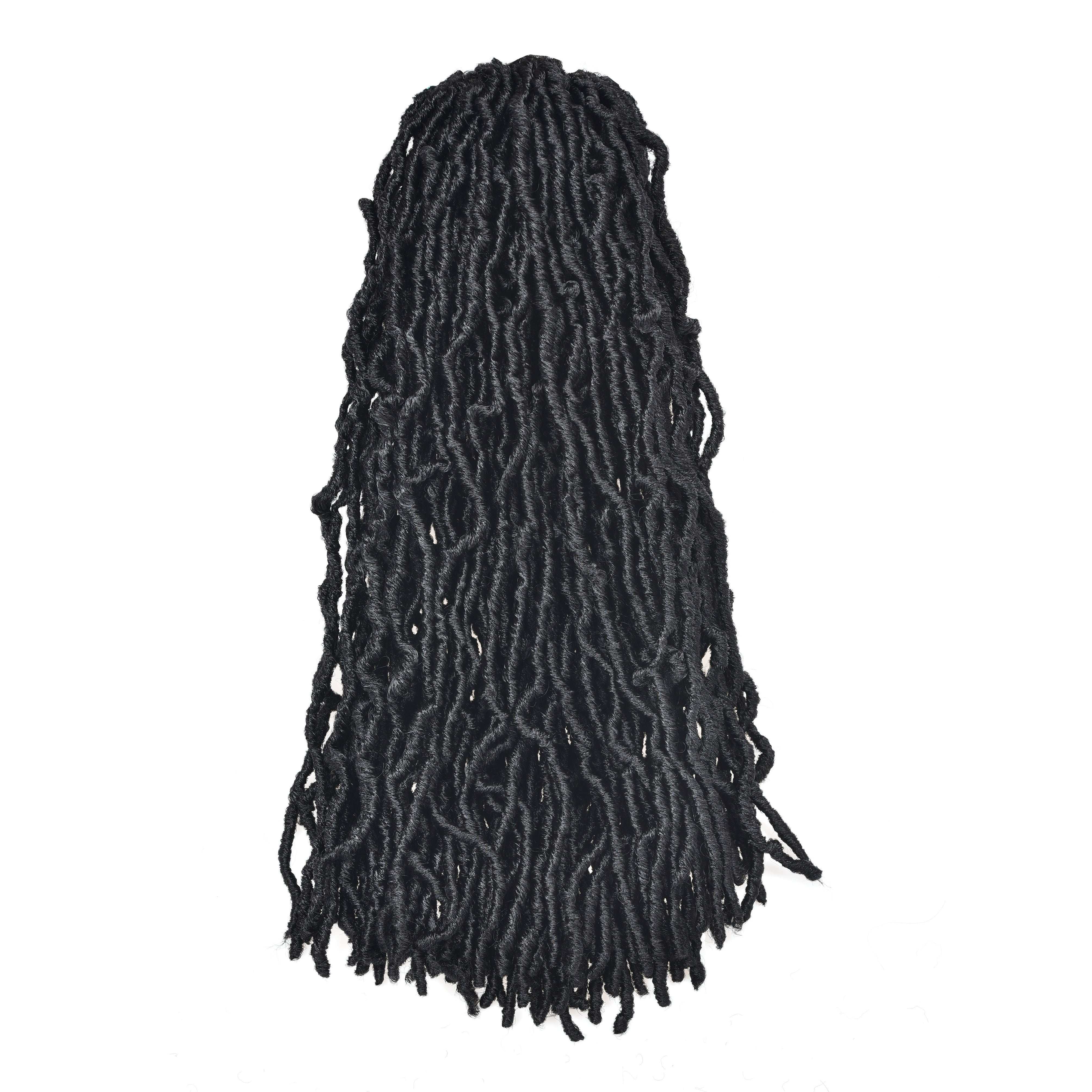 Faux Locs Crochet Hair Pre-Looped Handmade Crochet Braids Synthetic Braiding Hair