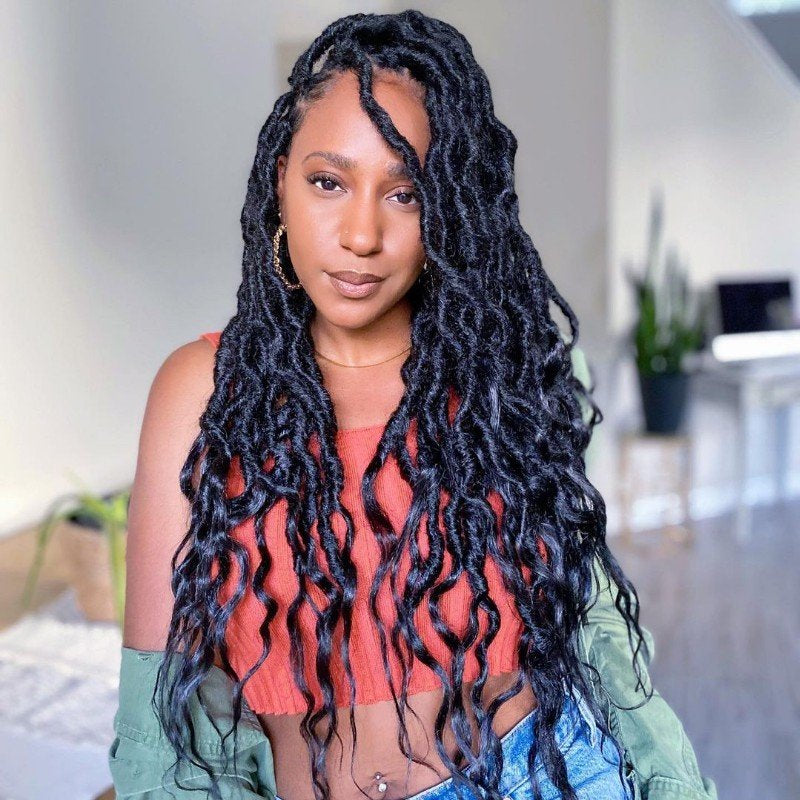 Toyotress Wavy Locs Gypsy Locs Crochet Hair Extensions