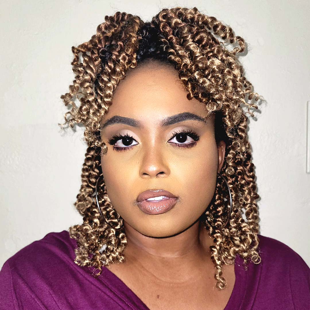 Tiana Passion Twist Hair Pre-Twisted Pre-Looped Passion Twists Crochet Braids Made Of Bohemian Hair Synthetic Braiding Hair Extension - Toyotress