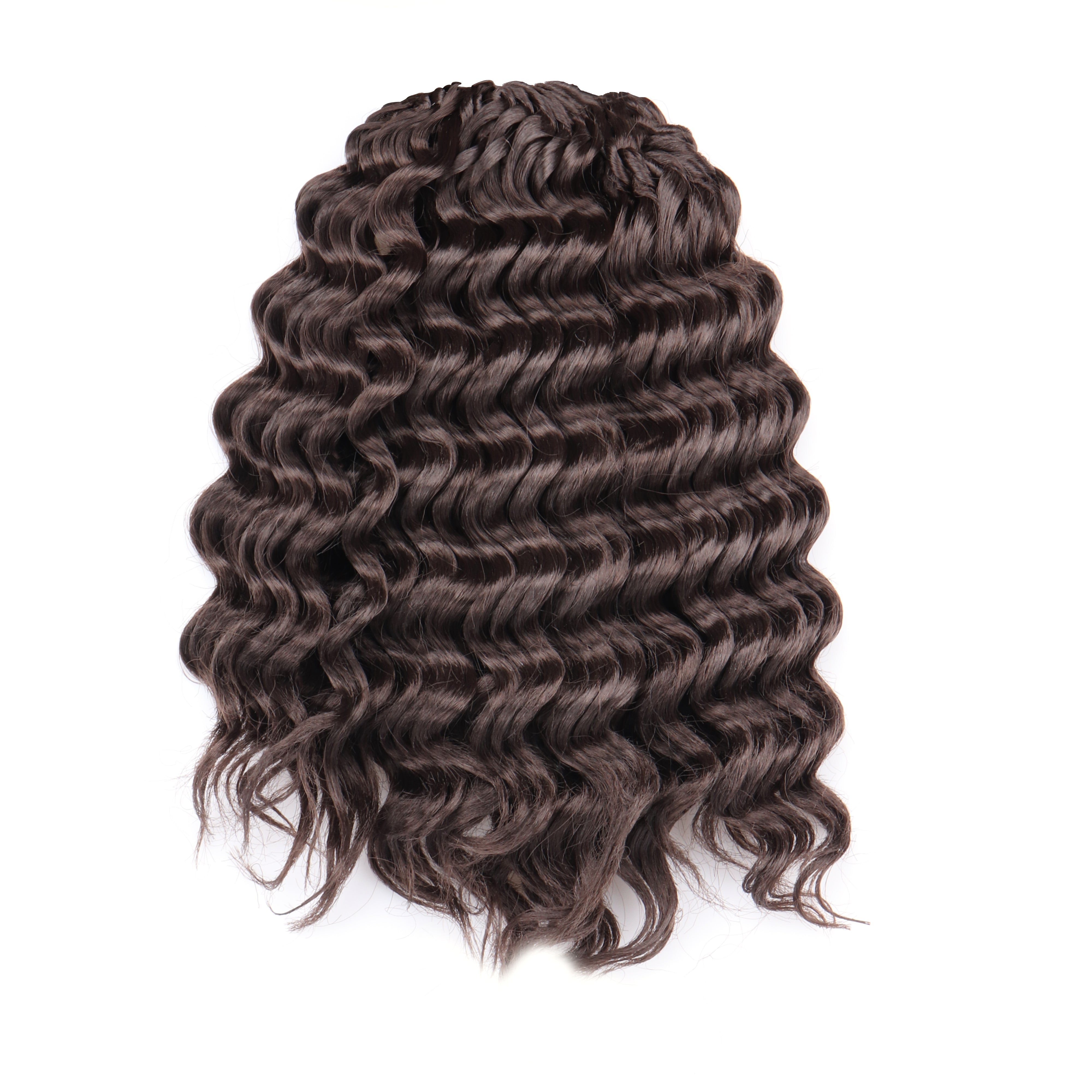 Deep Wave Synthetic Crochet Braiding Hair Extensions - Toyotress