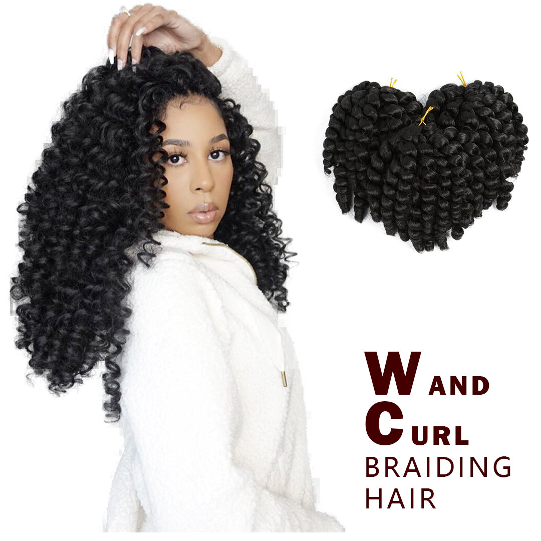 Wand Curl Synthetic Braiding Hair Exentions - Toyotress