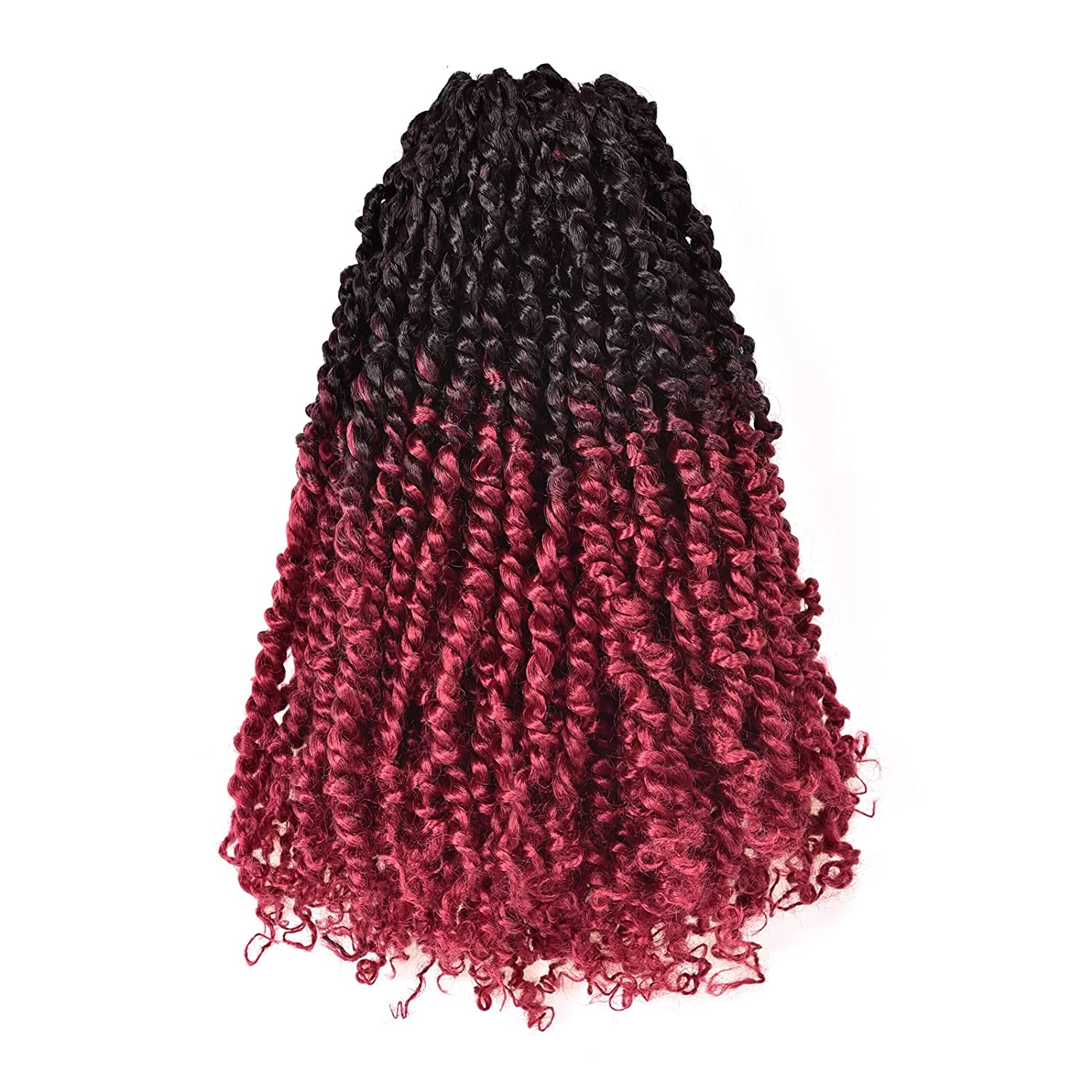 Tiana Passion Twist Hair Pre-Twisted Pre-Looped Passion Twists Crochet Braids Made Of Bohemian Hair Synthetic Braiding Hair Extension - Toyotress