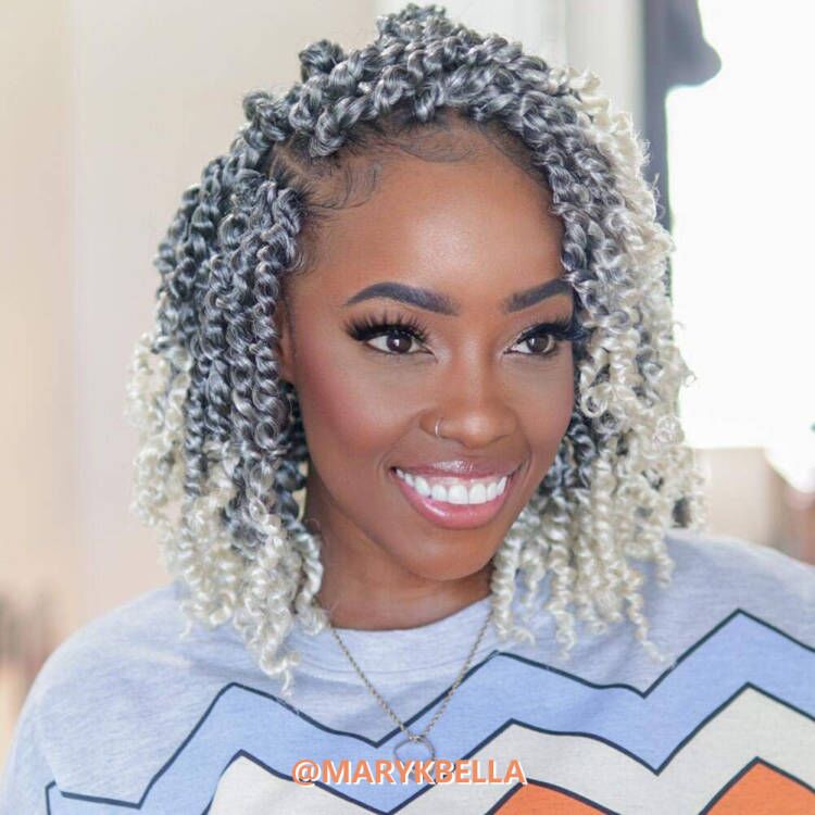 Tiana Passion Twist Hair Pre-Twisted Pre-Looped Passion Twists Crochet Braids Made Of Bohemian Hair Synthetic Braiding Hair Extension - Toyotress