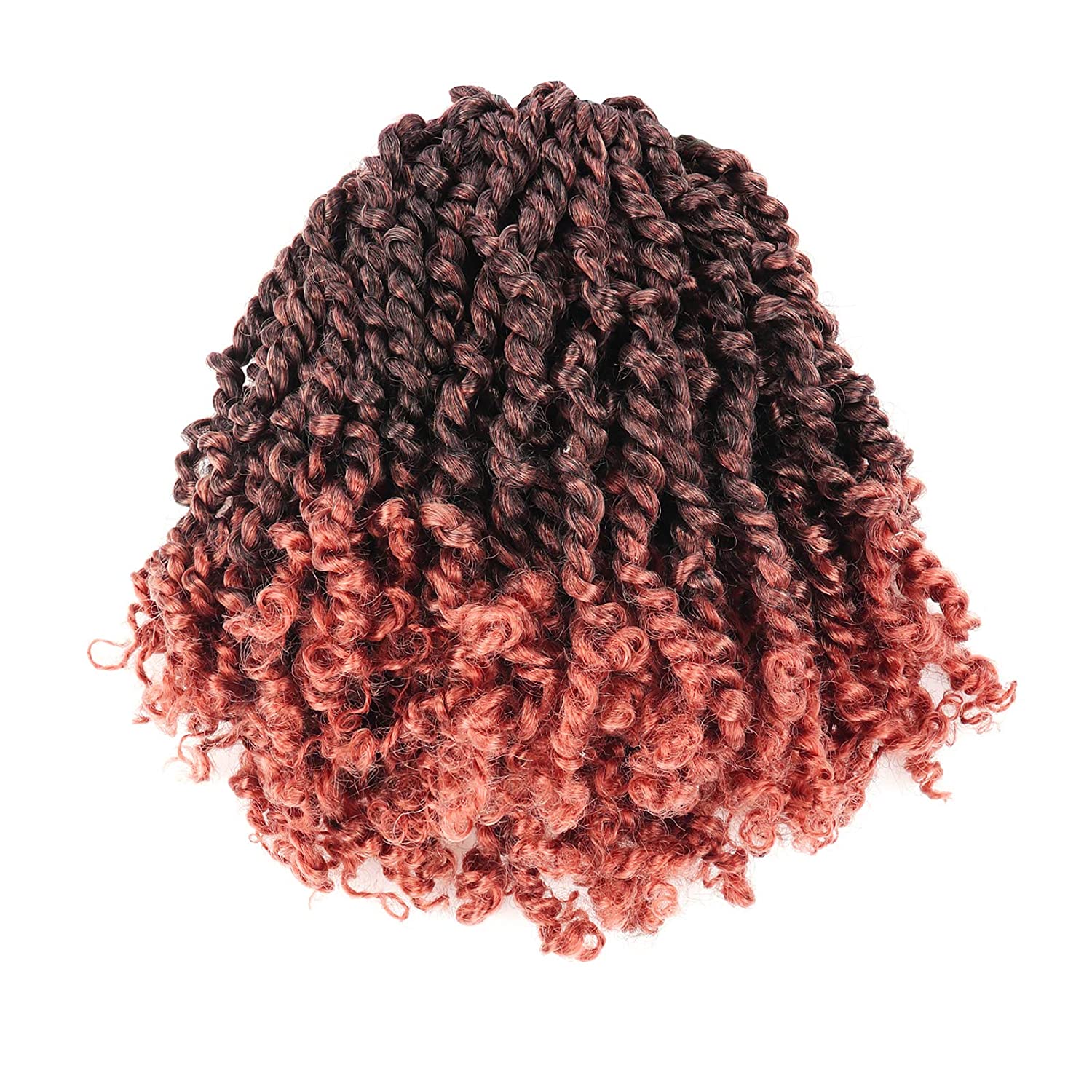 Tiana Passion Twist Hair Pre-Twisted Pre-Looped Passion Twists Crochet Braids Made Of Bohemian Hair Synthetic Braiding Hair Extension - Toyotress