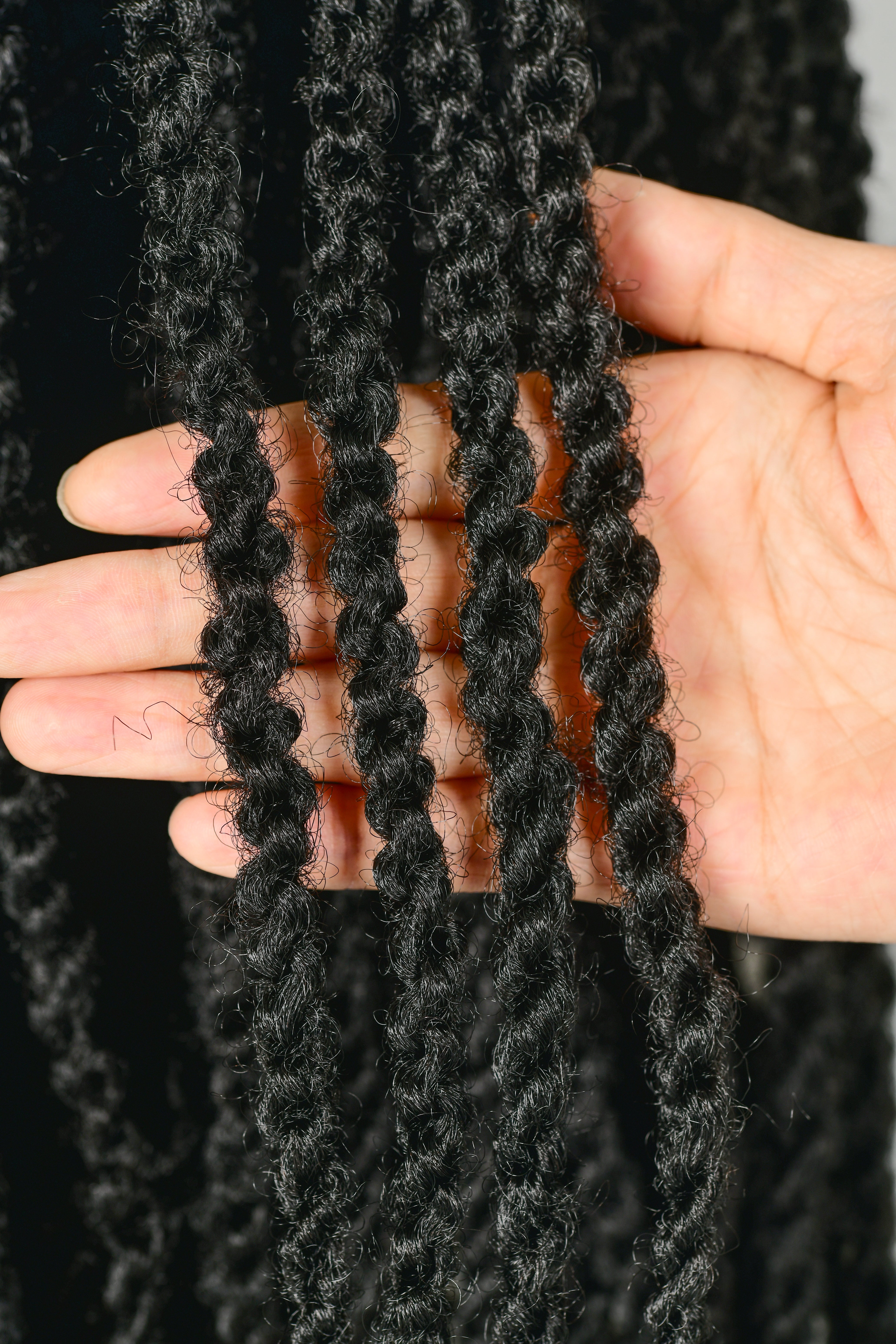 Toyotress Senegalese Kinky Twist Crochet Hair Afro Twist Hair 8 Packs | Pre-sectioned Afro Kinky Twist Extensions