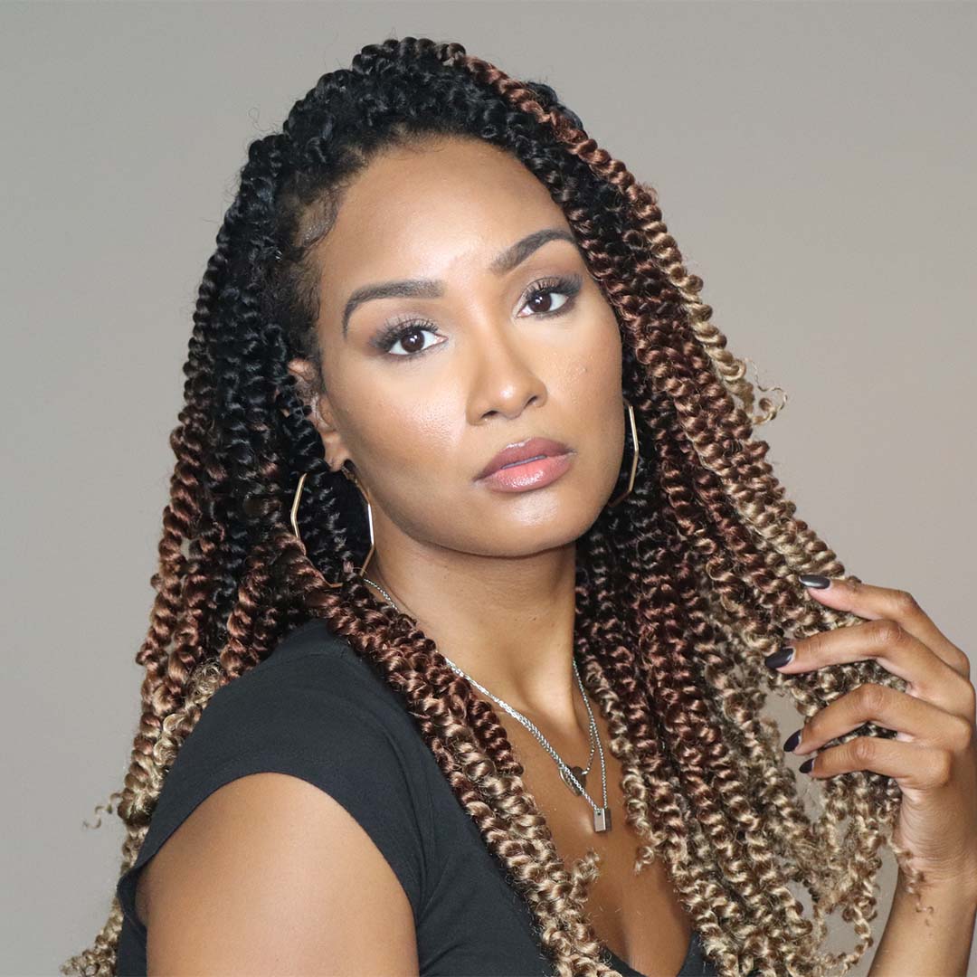 8 Packs Tiana Passion Twist 6-20 Inch | Pre-Twisted Pre-Looped Pre-Twi ...