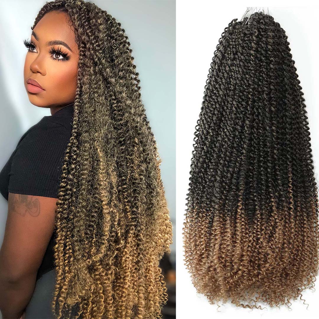 Clearance | Bohemian for Passion Twist 6 Packs | Crochet Synthetic Braiding Hair Extension for Passion Twists