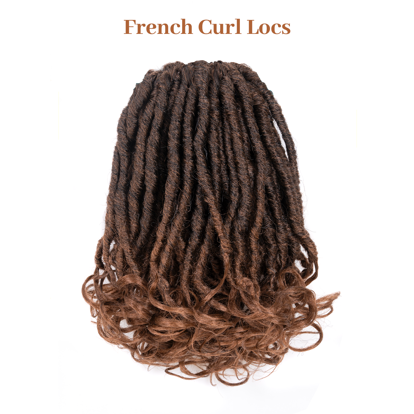 Toyotress Unique French Curl Locs Crochet French Locs With Curly Ends Crochet Hair Pre Looped French Curl Braiding Hair for Women