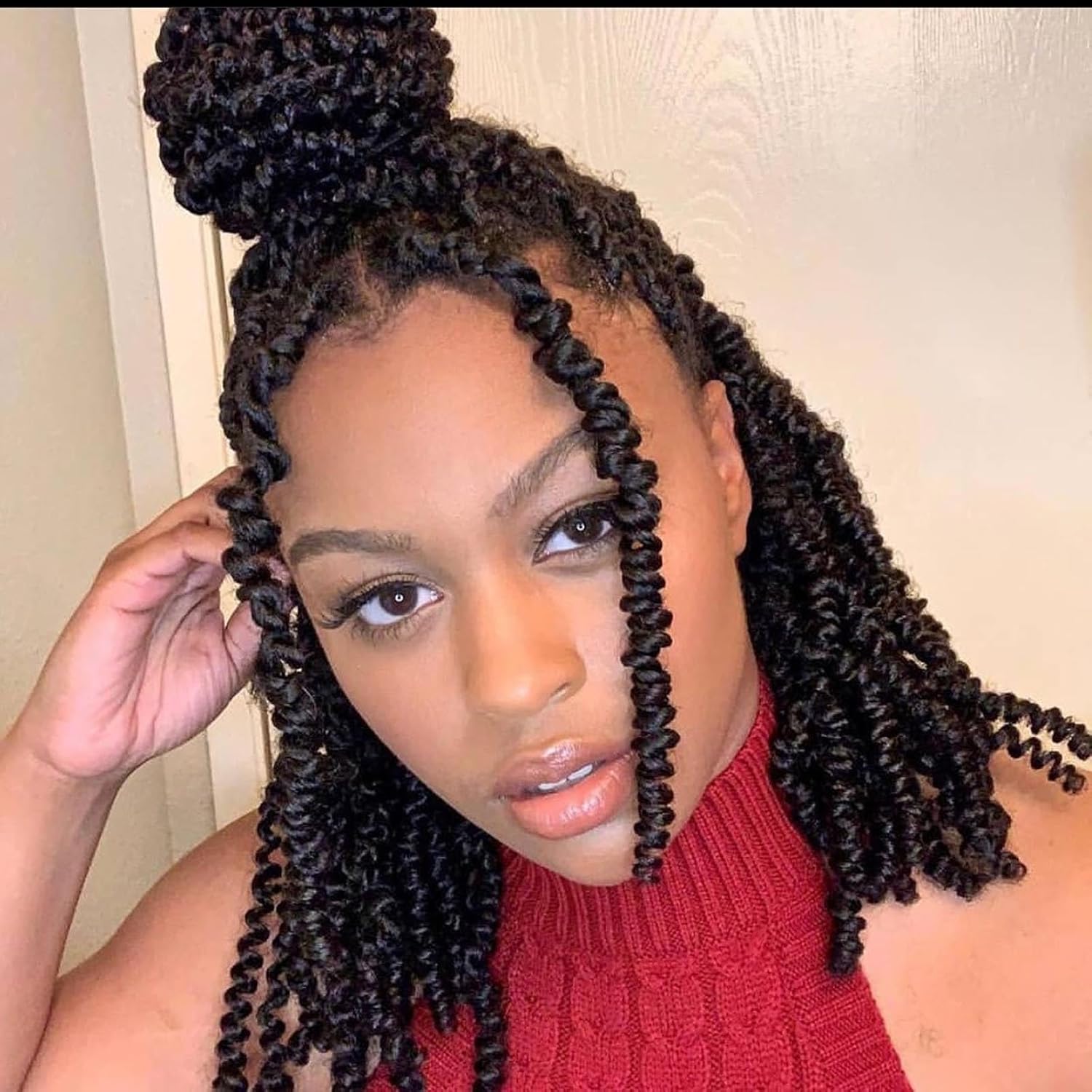 8 Packs Tiana Passion Twist 6-20 Inch | Pre-Twisted Pre-Looped Pre-Twisted Synthetic Crochet Hair