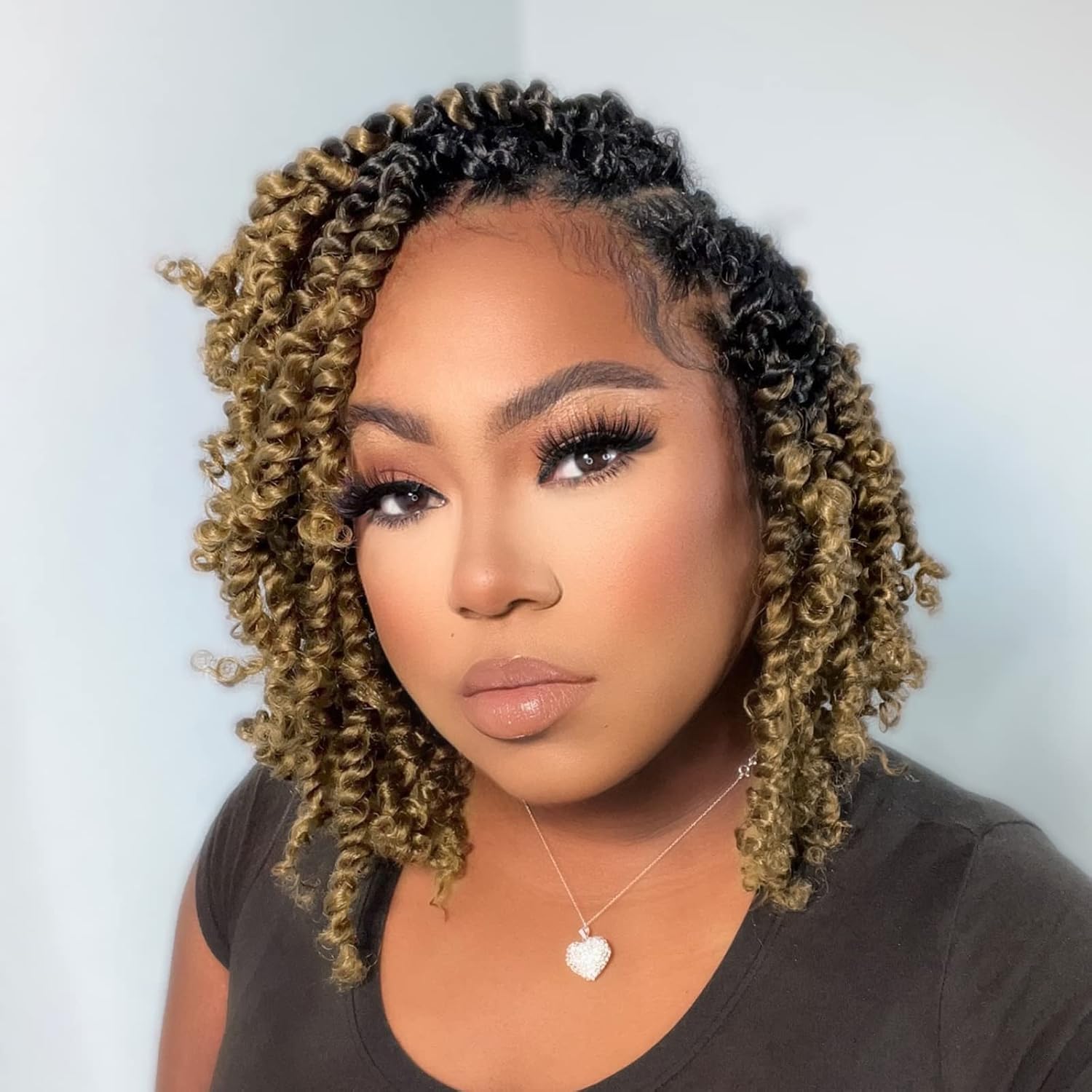 8 Packs Tiana Passion Twist 6-20 Inch | Pre-Twisted Pre-Looped Pre-Twisted Synthetic Crochet Hair