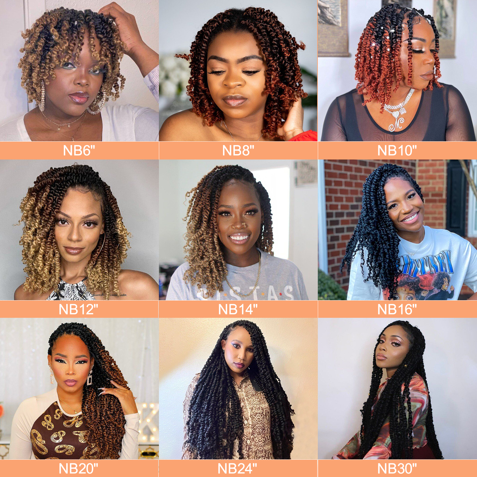 Tiana Passion Twist Hair Pre-Twisted Pre-Looped Passion Twists Crochet Braids Made Of Bohemian Hair Synthetic Braiding Hair Extension - Toyotress