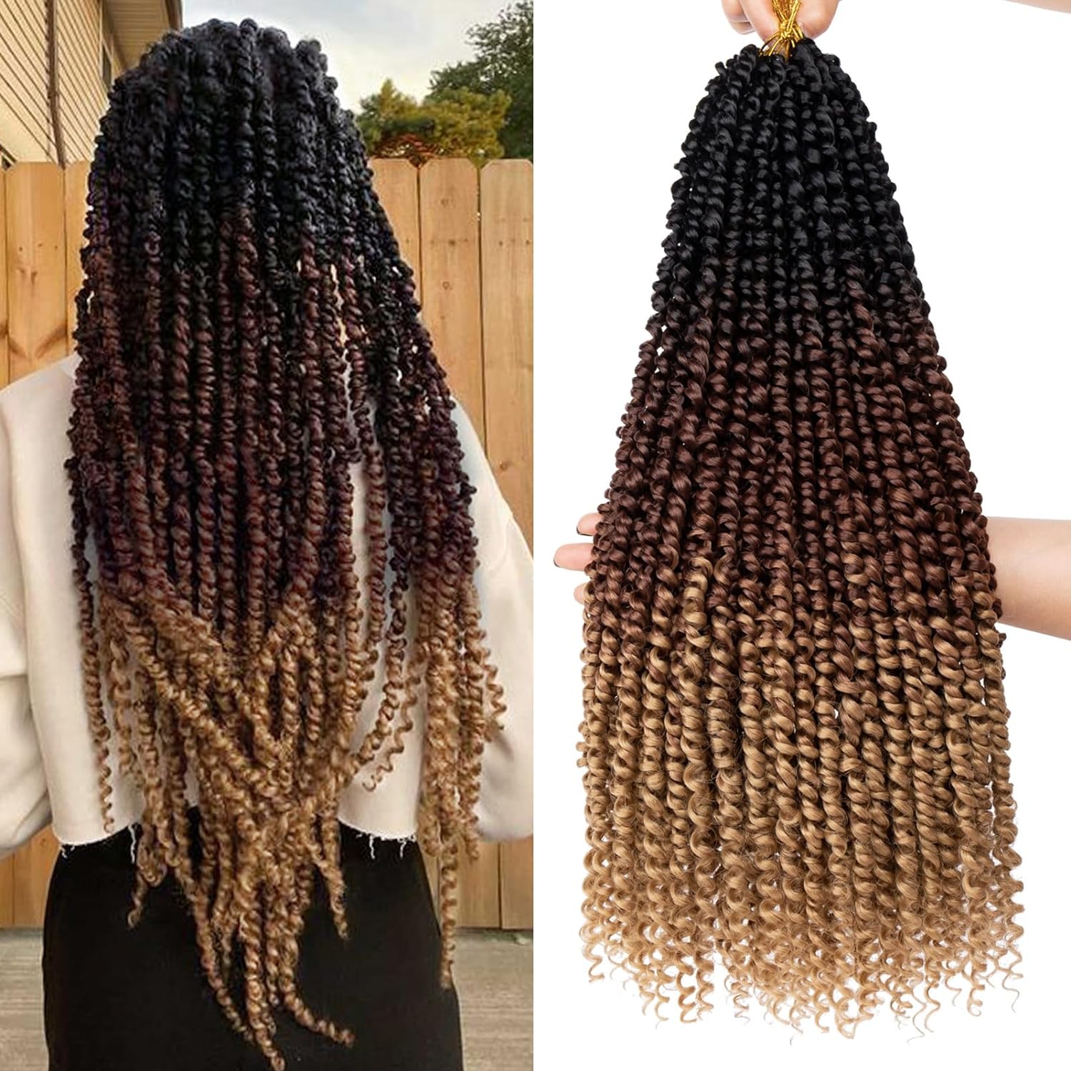 Facebook Group Benefit | Bohemian for Passion Twist 7 Packs | Crochet Synthetic Braiding Hair Extension for Passion Twists