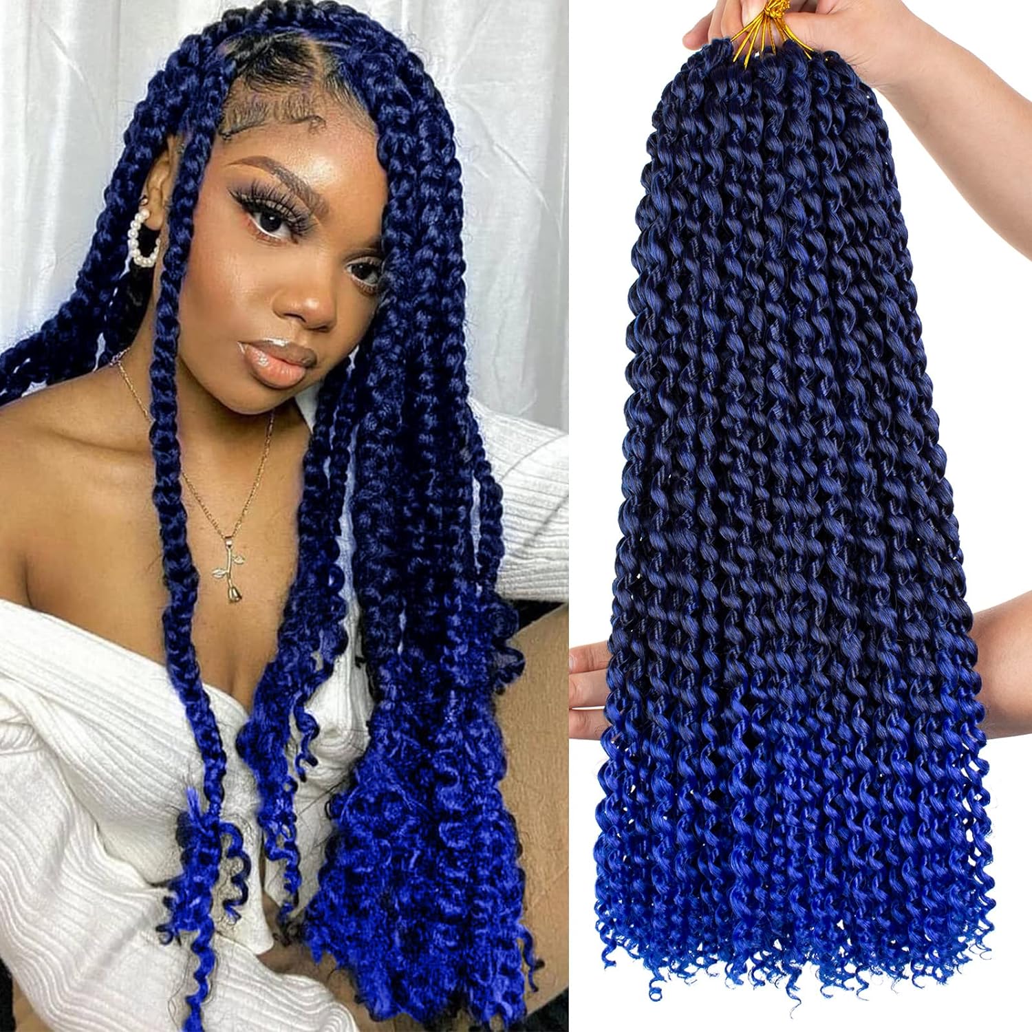 Facebook Group Benefit | Bohemian for Passion Twist 7 Packs | Crochet Synthetic Braiding Hair Extension for Passion Twists